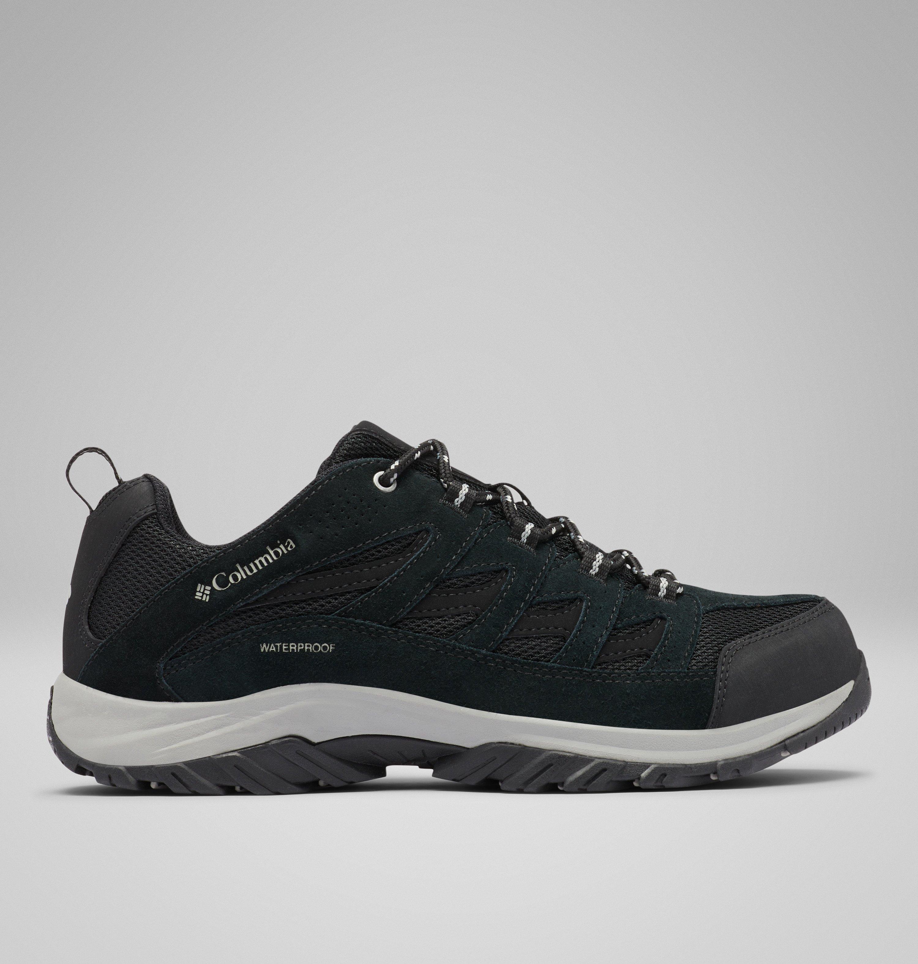 Columbia Sportswear Men's Black Columbia - Crestwood™ Ii Waterproof Walking Shoe - Columbia Grey Size 6.5 Uk