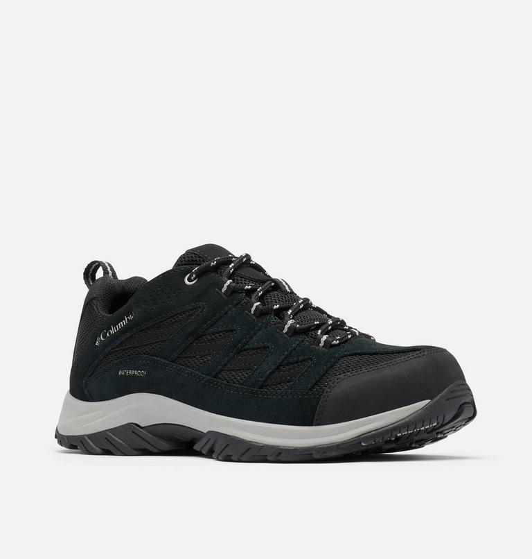 Men's Crestwood Waterproof Walking Shoe - Wide, Color: Black, Columbia Grey, image 8