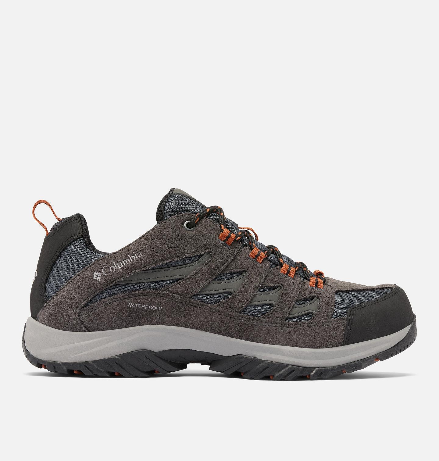 Мужские кроссовки Columbia Crestwood Waterproof Hiking - Wide, цвет: Графитовый — фото 1