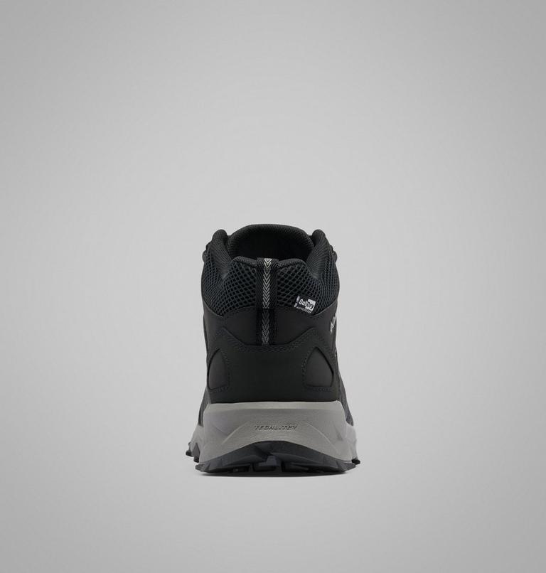 Zapatillas de senderismo de media caña Peakfreak II Outdry para hombre, Color: Black, Titanium II, image 2