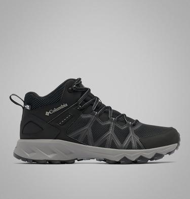 Men's Peakfreak II Mid Outdry Hiking Shoe, Color: Black, Titanium II, image 13