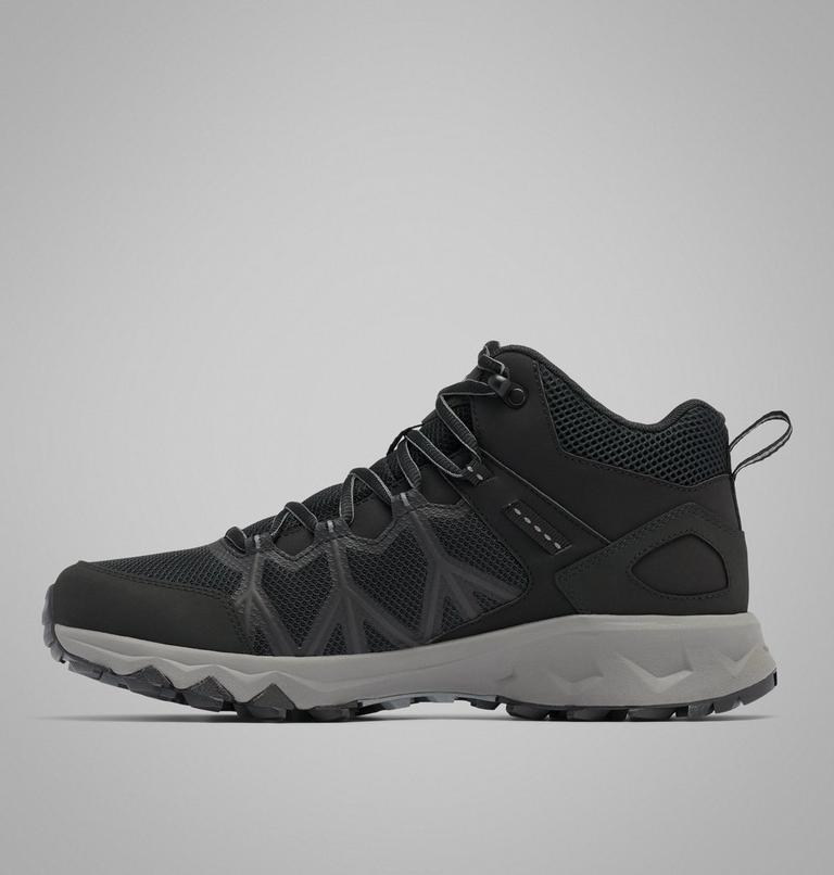 Zapatillas de senderismo de media caña Peakfreak II Outdry para hombre, Color: Black, Titanium II, image 6