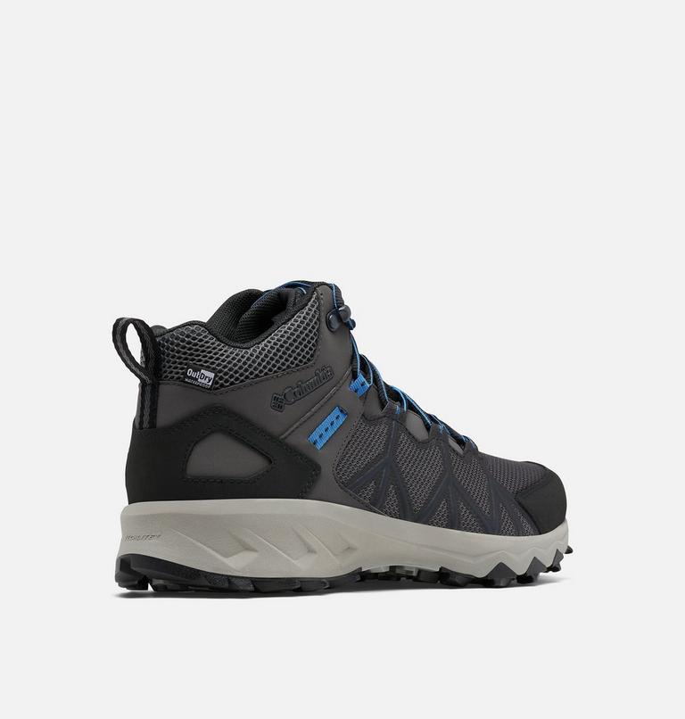 Zapatillas de senderismo de media caña Peakfreak II Outdry para hombre, Color: Dark Grey, Black, image 9