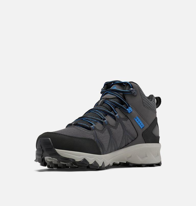 Zapatillas de senderismo de media caña Peakfreak II Outdry para hombre, Color: Dark Grey, Black, image 7