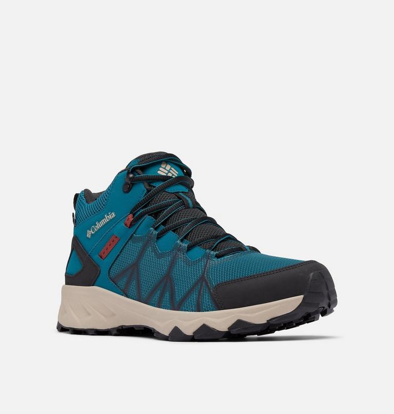 Men's Peakfreak II Mid Outdry Hiking Shoe, Color: Deep Wave, Spice, image 3