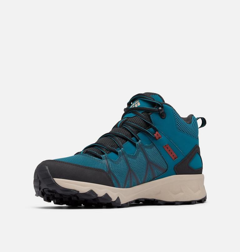 Men's Peakfreak II Mid Outdry Hiking Shoe, Color: Deep Wave, Spice, image 7
