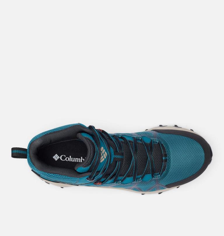 Men's Peakfreak II Mid Outdry Hiking Shoe, Color: Deep Wave, Spice, image 4