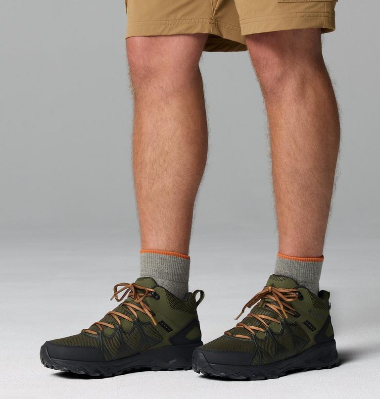 Men's Peakfreak II Mid Outdry Hiking Shoe, Color: Nori, Black, image 10