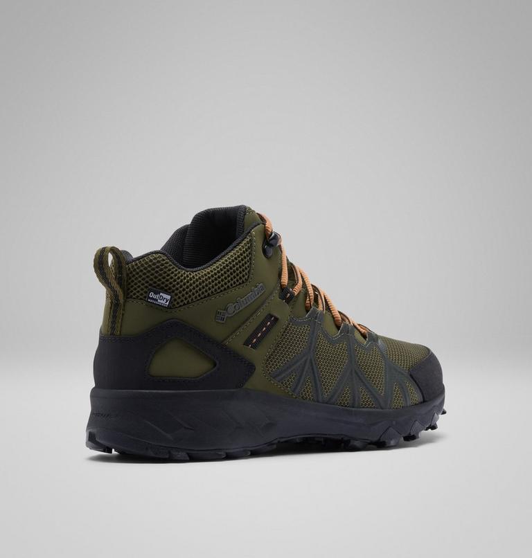 Men's Peakfreak II Mid Outdry Hiking Shoe, Color: Nori, Black, image 9