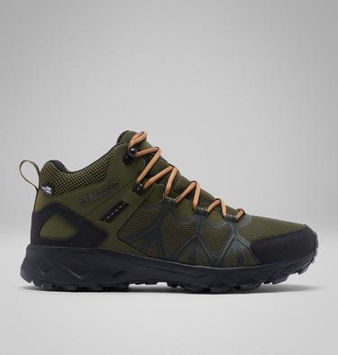 Men's Peakfreak II Mid Outdry Hiking Shoe, Color: Nori, Black, image 3