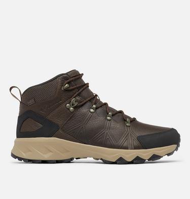 Men's Peakfreak II Mid Outdry Leather Hiking Shoe, Color: Cordovan, Black, image 1