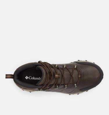 Men's Peakfreak II Mid Outdry Leather Hiking Shoe, Color: Cordovan, Black, image 3