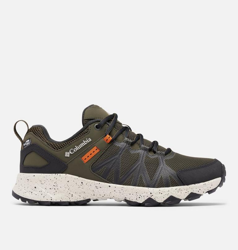 Zapatillas de senderismo Peakfreak II Outdry para hombre, Color: Deep Olive, Desert Sun, image 1
