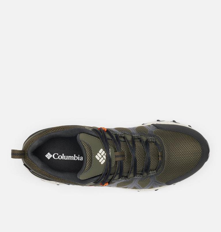 Zapatillas de senderismo Peakfreak II Outdry para hombre, Color: Deep Olive, Desert Sun, image 4