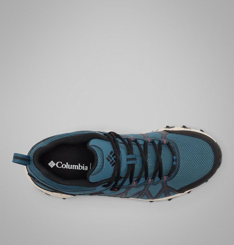 Men's Peakfreak II Outdry Hiking Shoe, Color: Everblue, Super Sonic, image 4