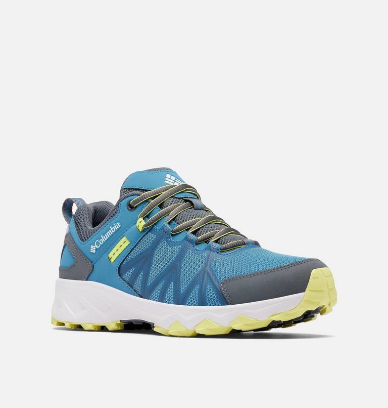 Zapatillas de senderismo Peakfreak II Outdry para hombre, Color: Mineral Blue, Fresh Kiwi, image 3