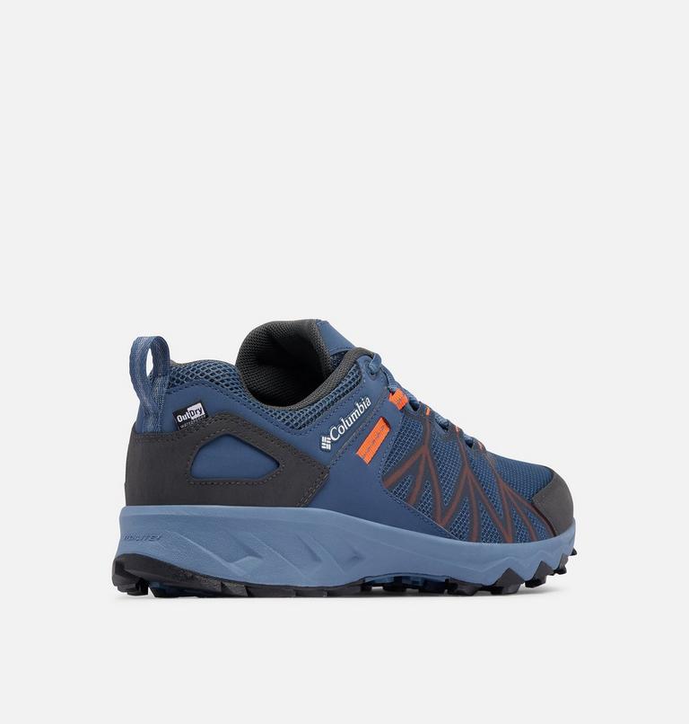 Men's Peakfreak II OutDry Shoe, Color: Zinc, Tangy Orange, image 9