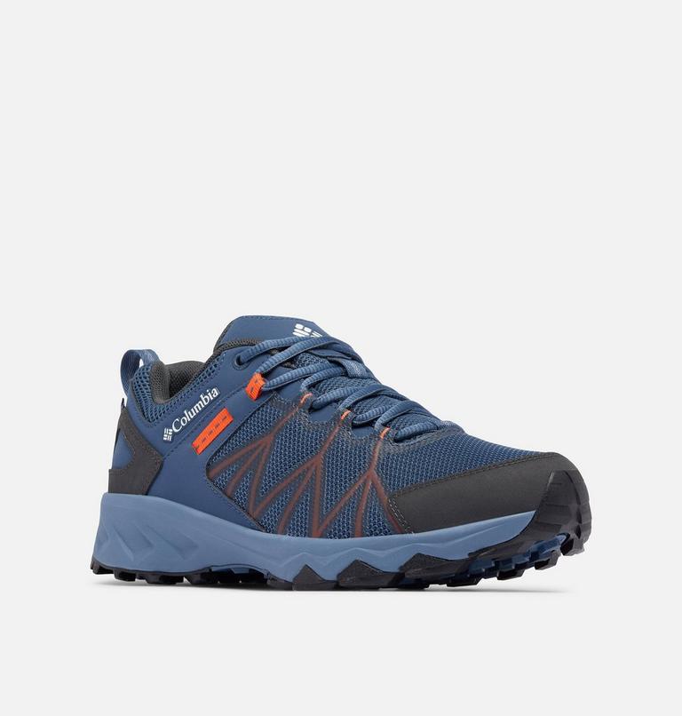 Men's Peakfreak II OutDry Shoe, Color: Zinc, Tangy Orange, image 3