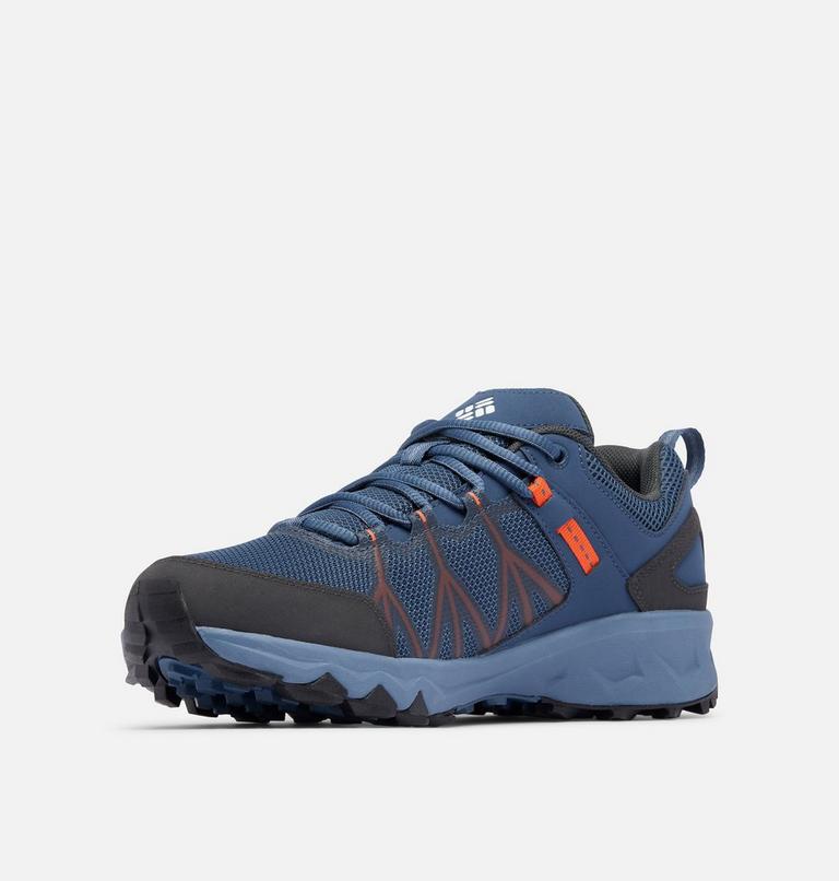 Men's Peakfreak II OutDry Shoe, Color: Zinc, Tangy Orange, image 7