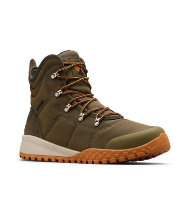 Men's Fairbanks II Omni-Heat Waterproof Winter Boots, Color: Nori, Canyon Gold, image 3