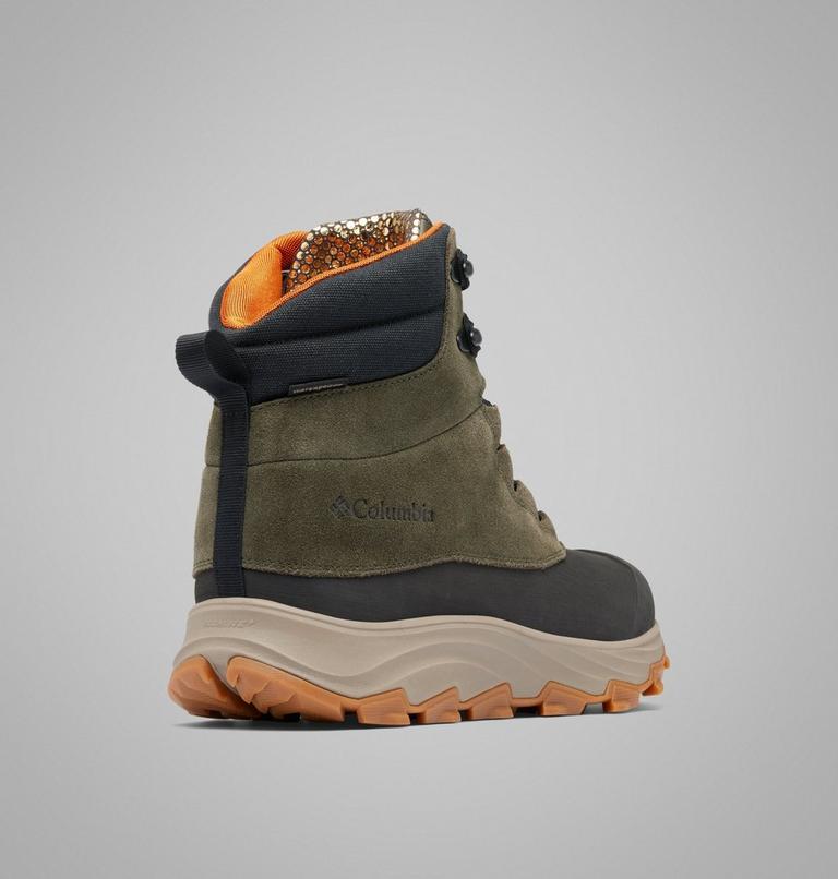 Men's Expeditionist Shield II Waterproof Winter Boots, Color: Deep Olive, Desert Sun, image 9