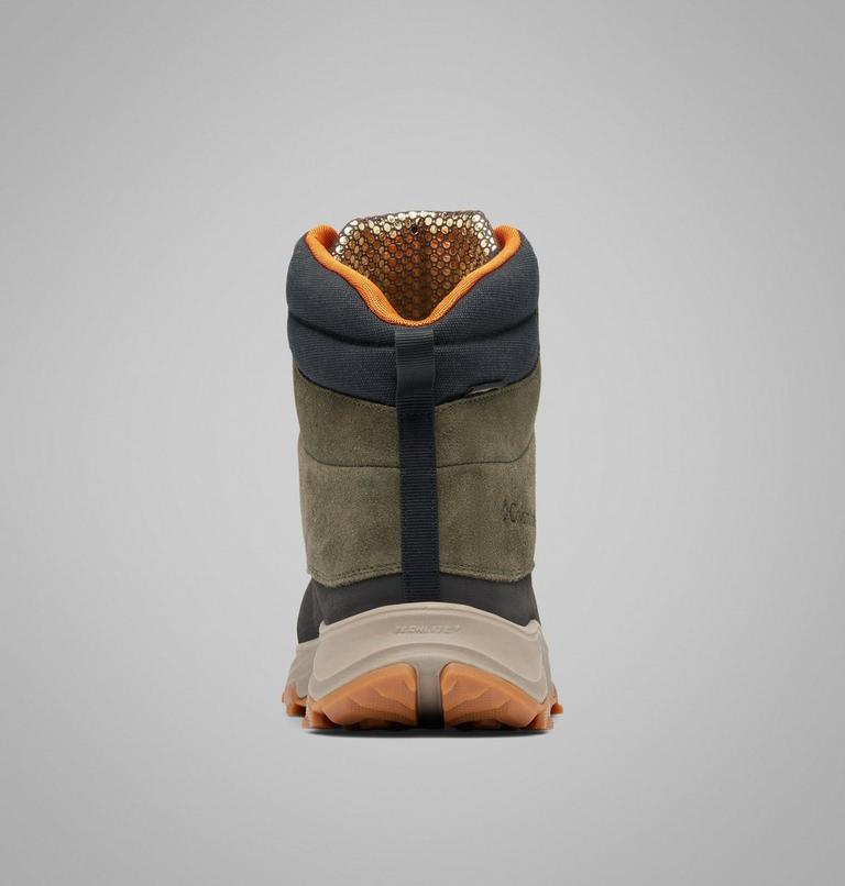 Men's Expeditionist Shield II Waterproof Winter Boots, Color: Deep Olive, Desert Sun, image 2