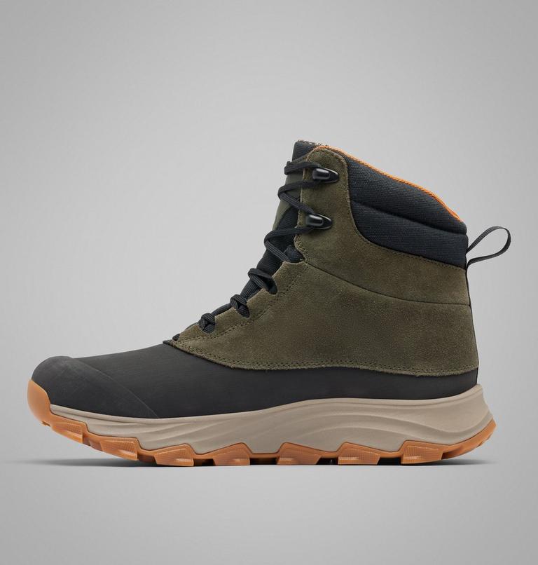 Men's Expeditionist Shield II Waterproof Winter Boots, Color: Deep Olive, Desert Sun, image 6