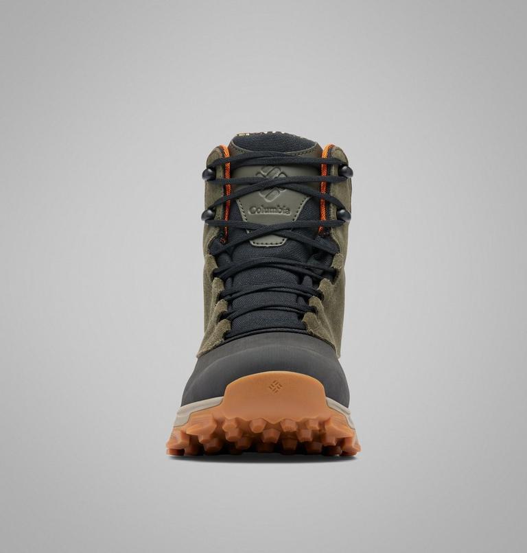 Men's Expeditionist Shield II Waterproof Winter Boots, Color: Deep Olive, Desert Sun, image 8