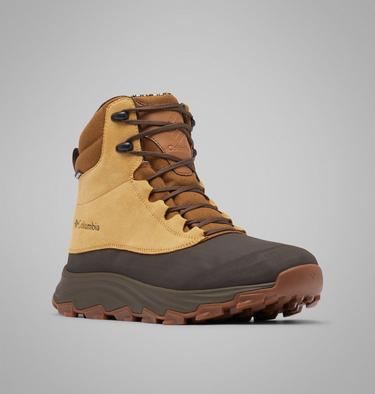 Men's Expeditionist Shield II Waterproof Winter Boots, Color: Curry, Light Brown, image 3