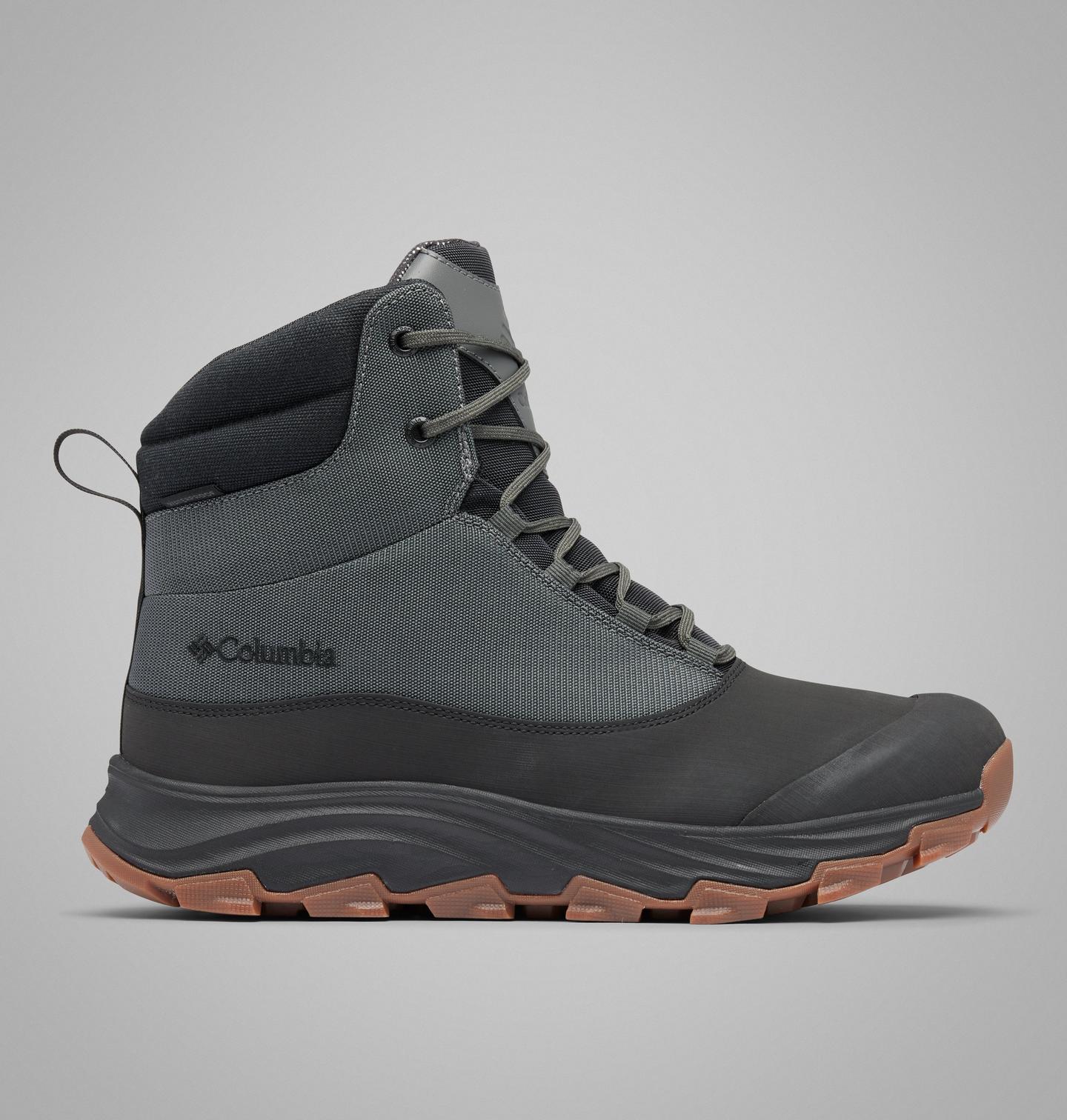 Мужские ботинки Columbia Expeditionist Protect Omni-Heat Winter Boot, цвет: Grill / Чёрный — фото 1