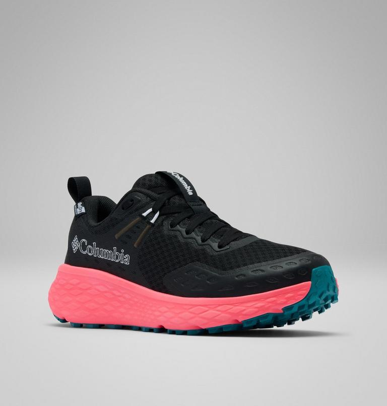 Women's Konos TRS II OutDry Hiking Shoe, Color: Black, Neon Sunrise, image 3