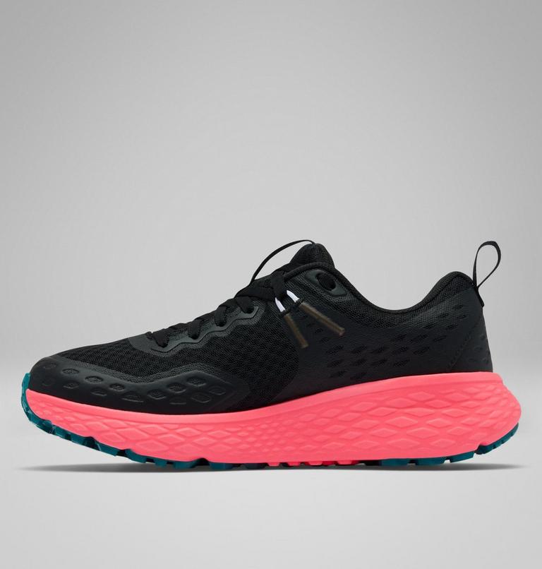 Women's Konos TRS II OutDry Hiking Shoe, Color: Black, Neon Sunrise, image 6