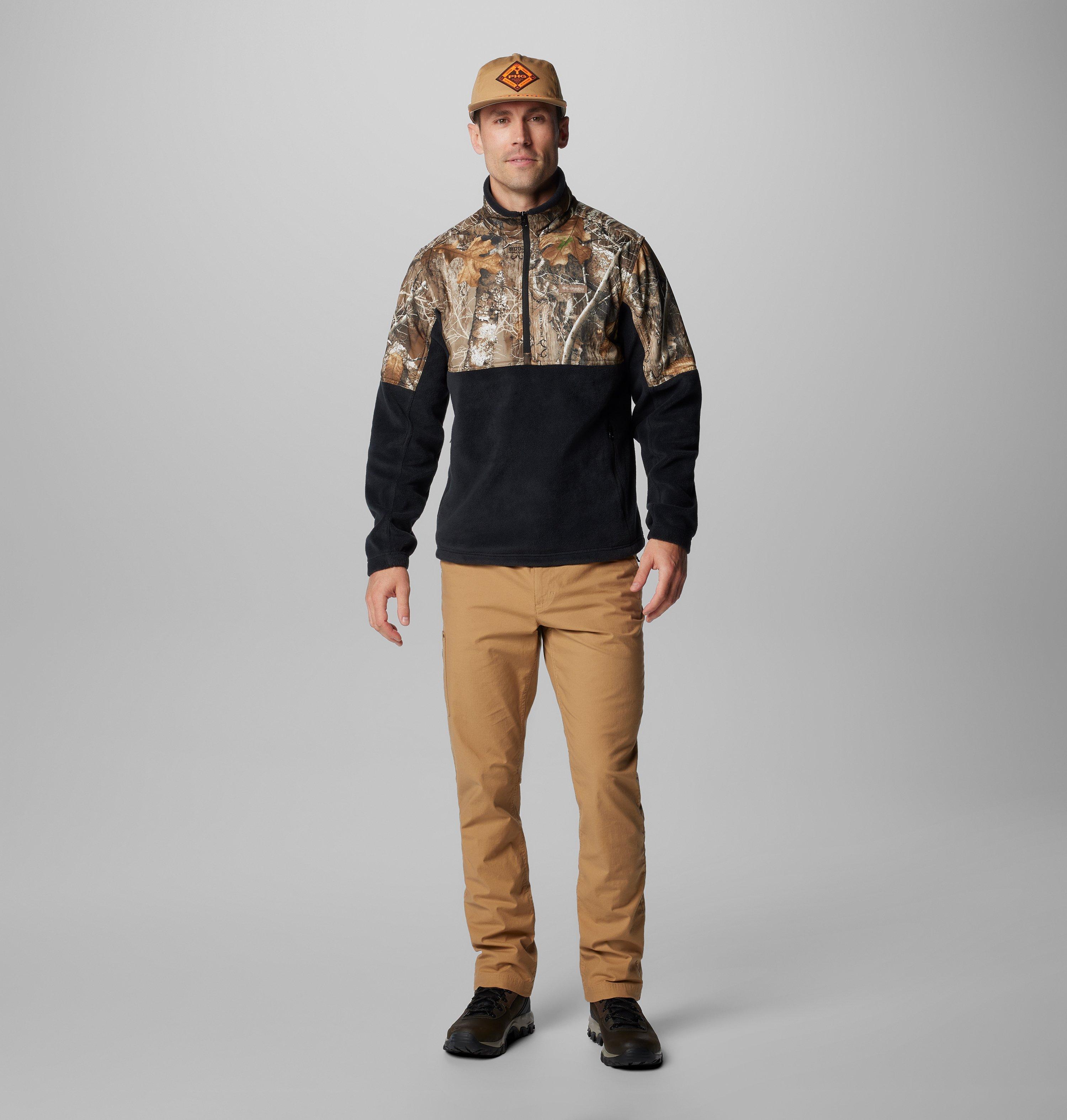 Men's PHG Fleece Overlay II Quarter Zip Fleece Pullover | 010 | M 3