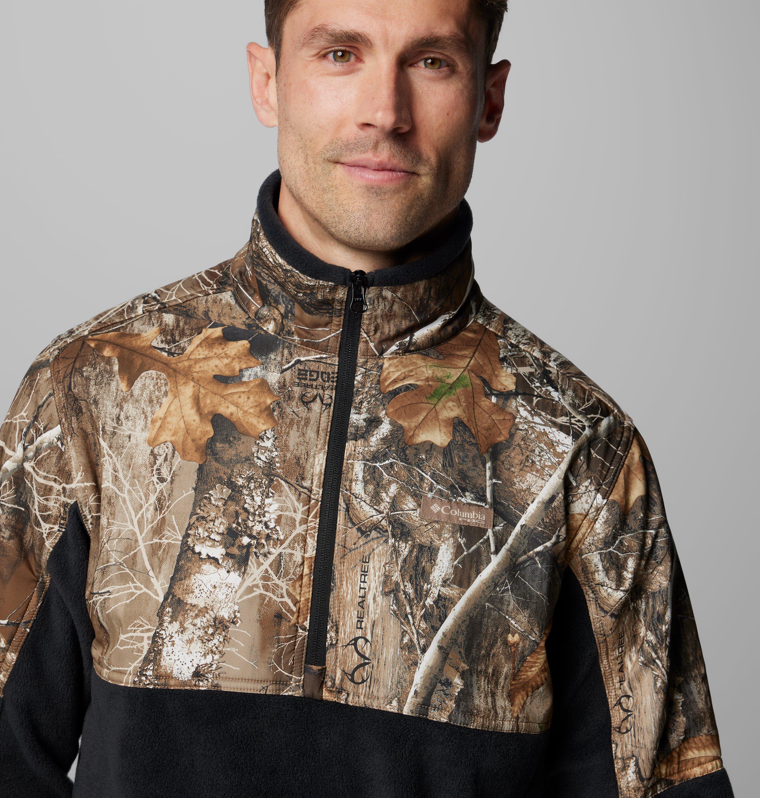 Men's PHG Fleece Overlay II Quarter Zip Fleece Pullover | 010 | M 5