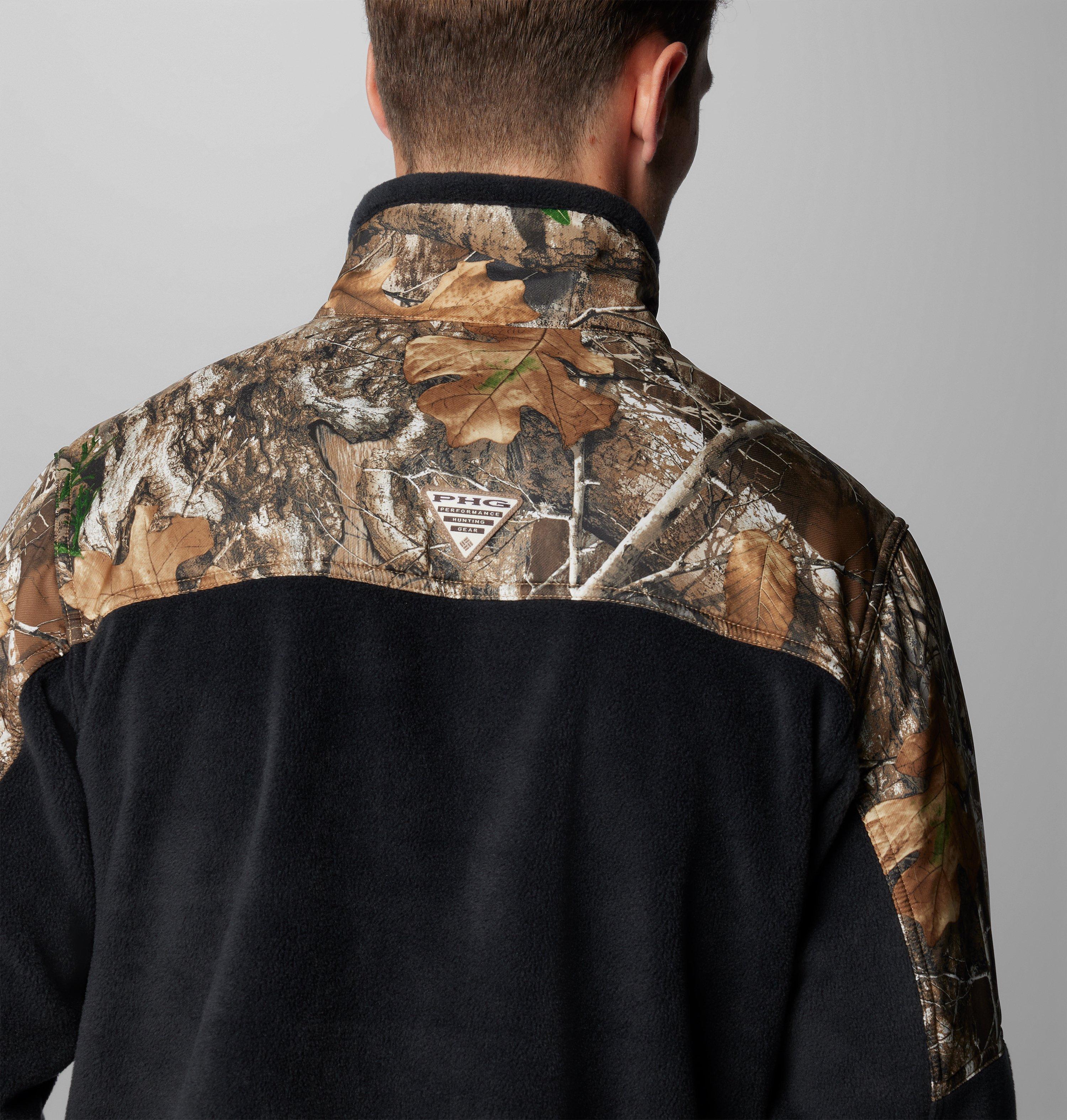 Men's PHG Fleece Overlay II Quarter Zip Fleece Pullover | 010 | M 6