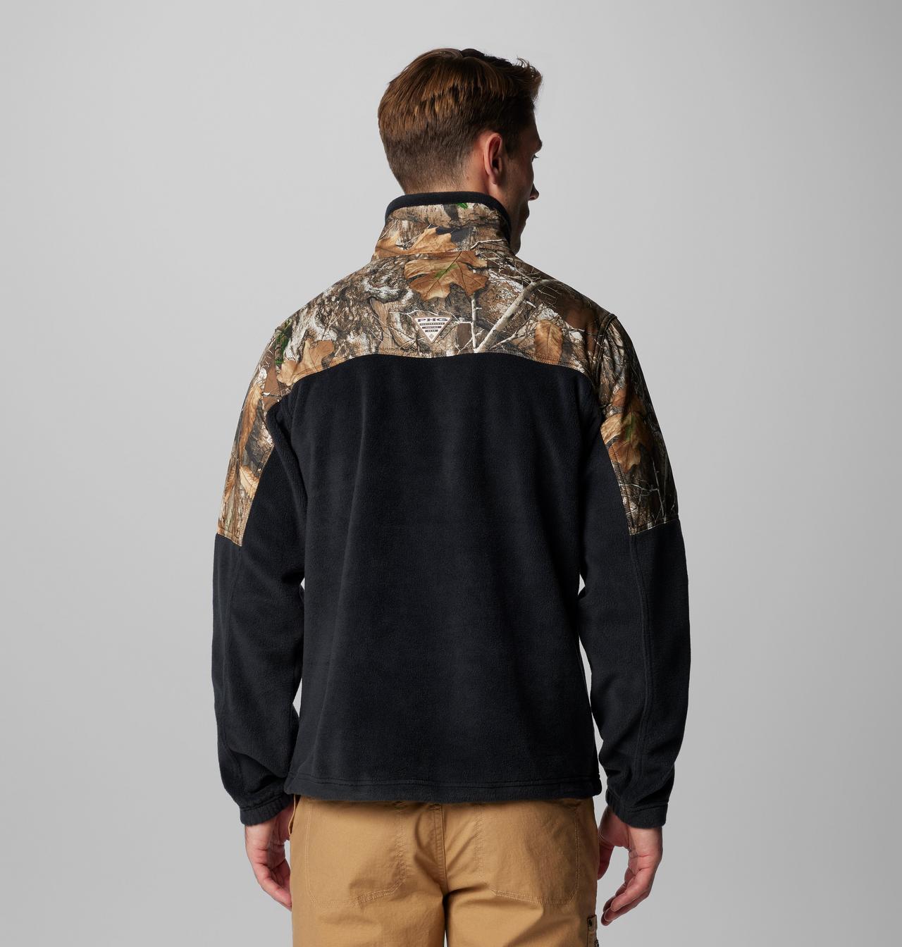 Men's PHG™ Fleece Overlay II Quarter Zip Fleece Pullover 2