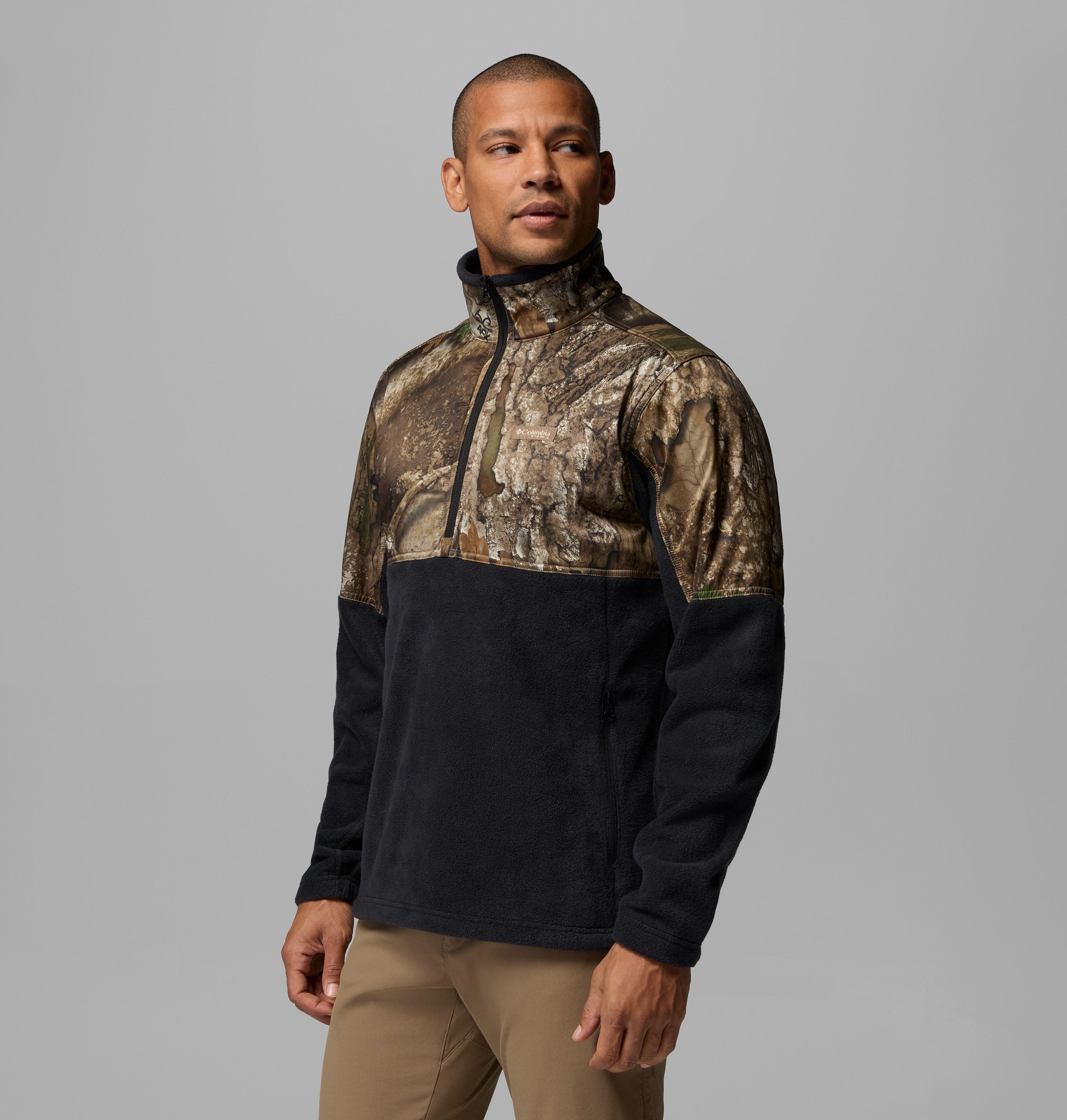 Men's PHG Fleece Overlay II Quarter Zip Fleece Pullover | 012 | L 4