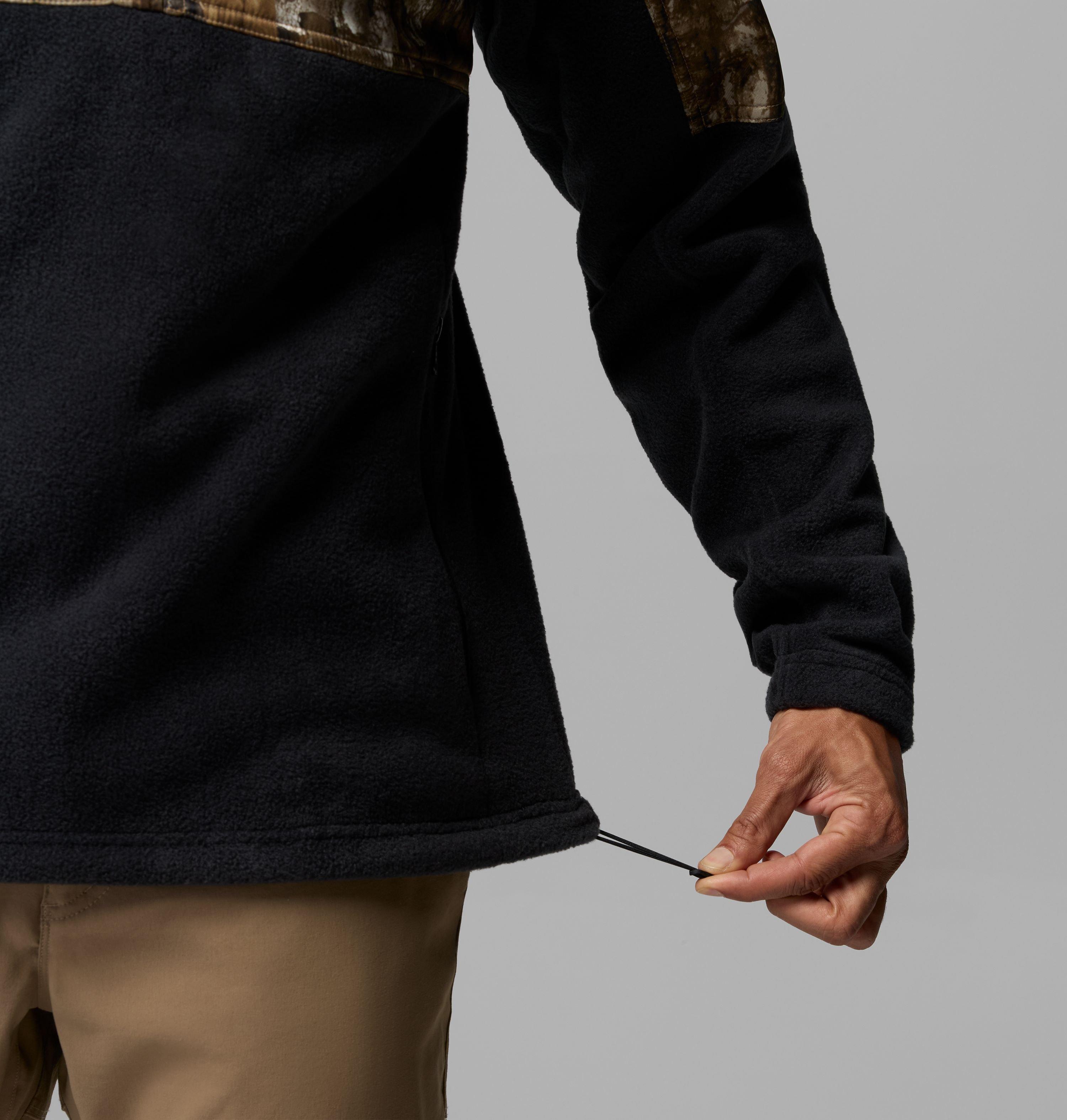Men's PHG Fleece Overlay II Quarter Zip Fleece Pullover | 012 | L 7