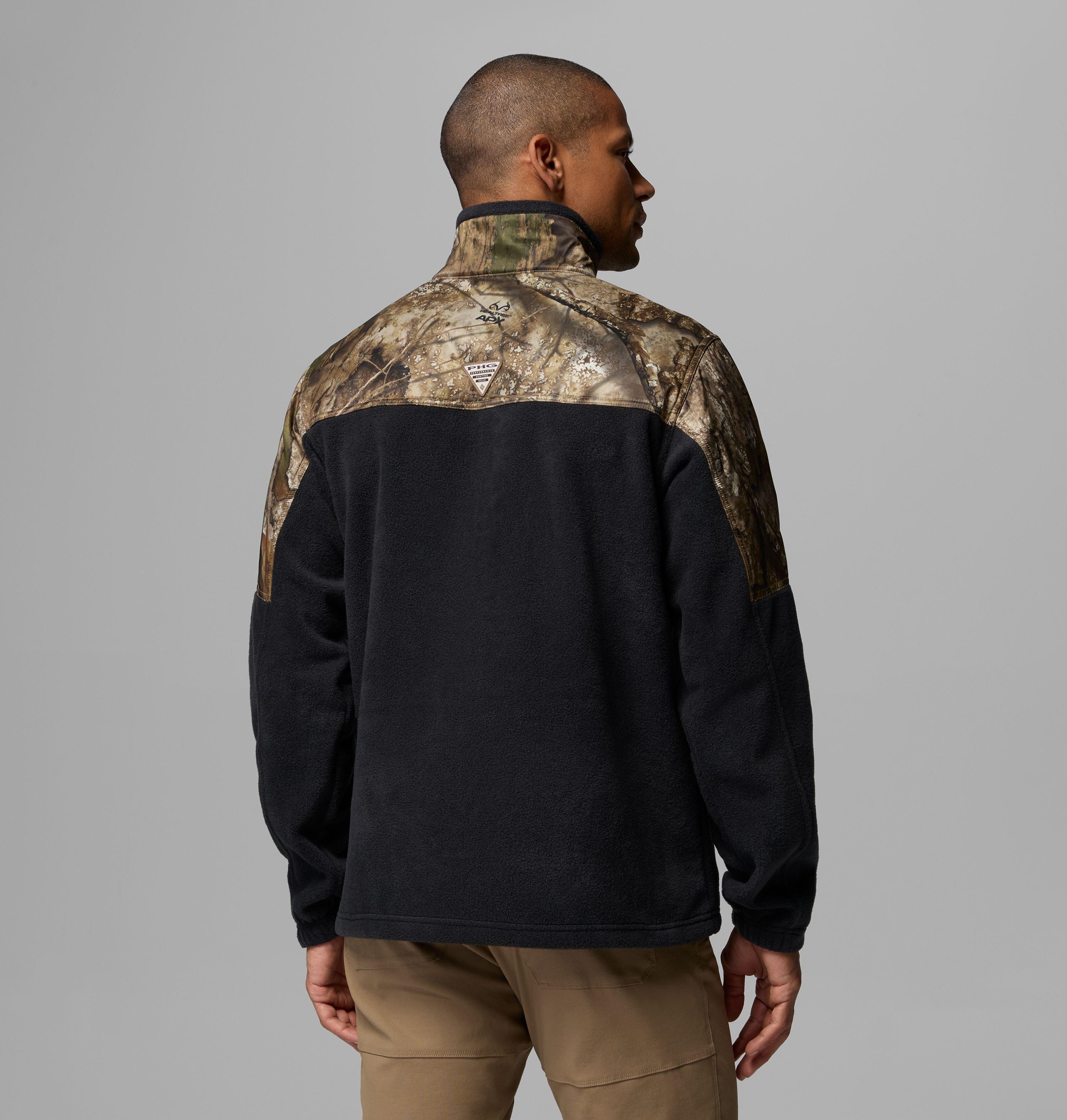 Men's PHG Fleece Overlay II Quarter Zip Fleece Pullover | 012 | L 3