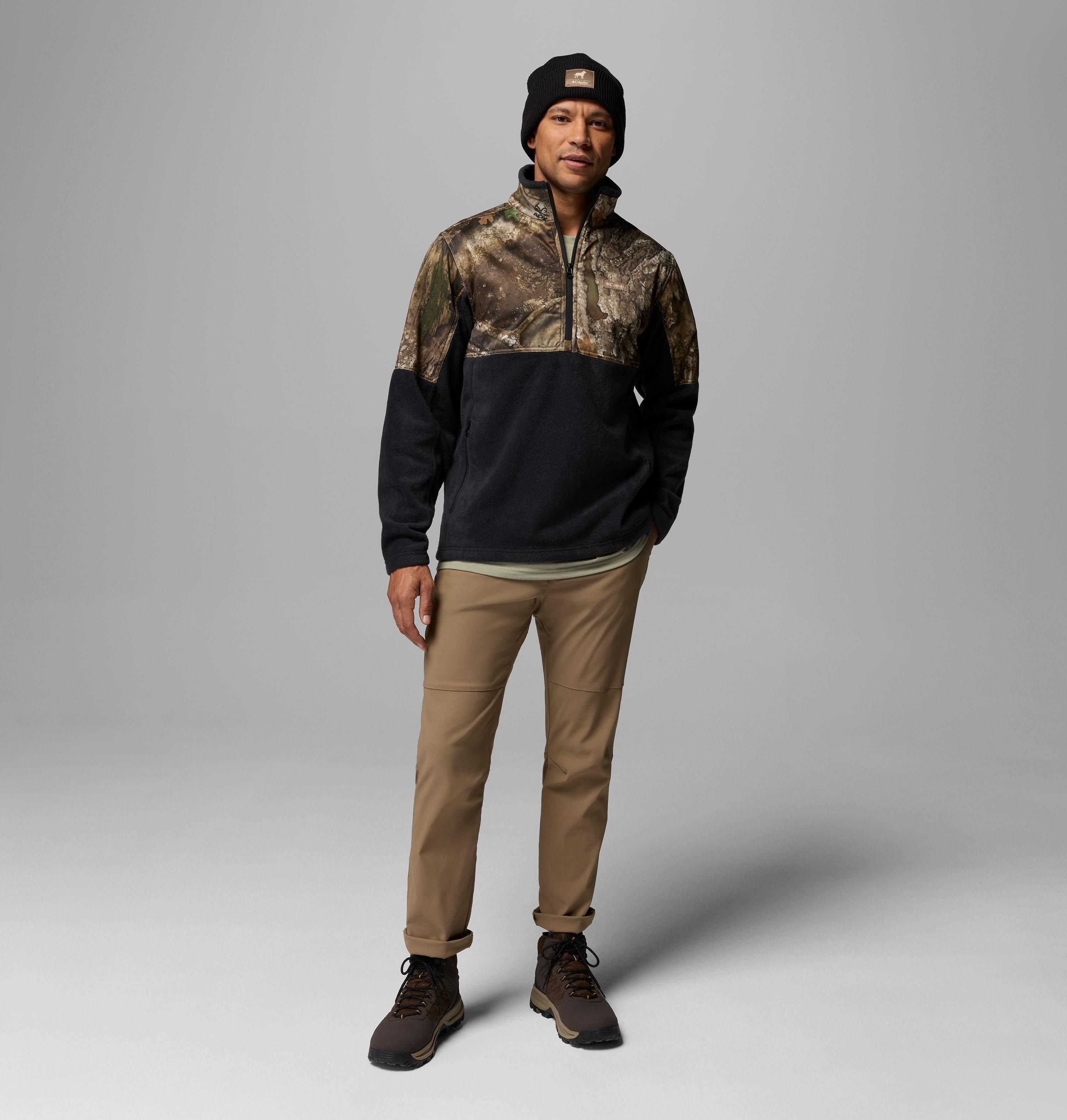 Men's PHG Fleece Overlay II Quarter Zip Fleece Pullover | 012 | L 2