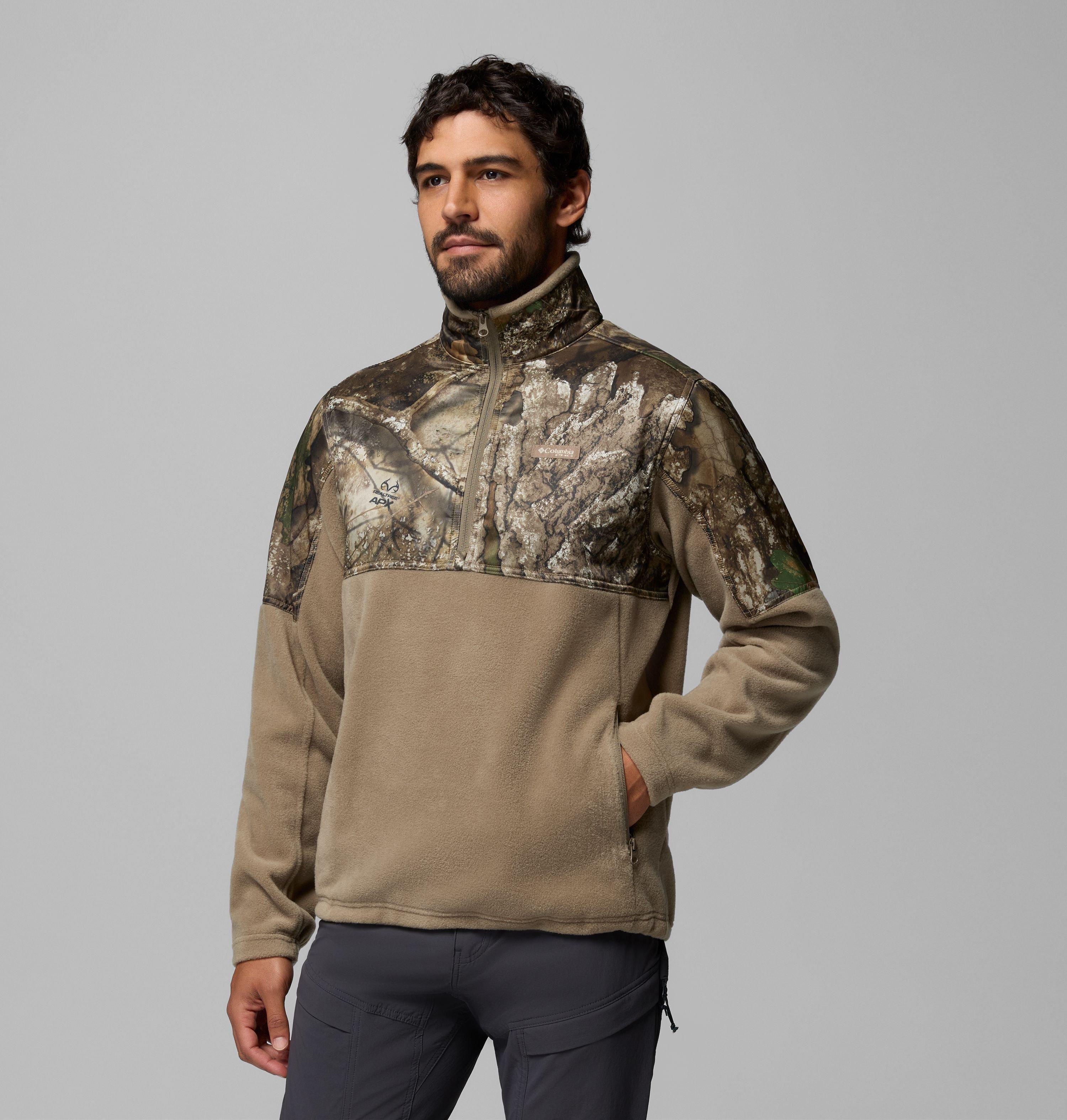 Men's PHG Fleece Overlay II Quarter Zip Fleece Pullover 4