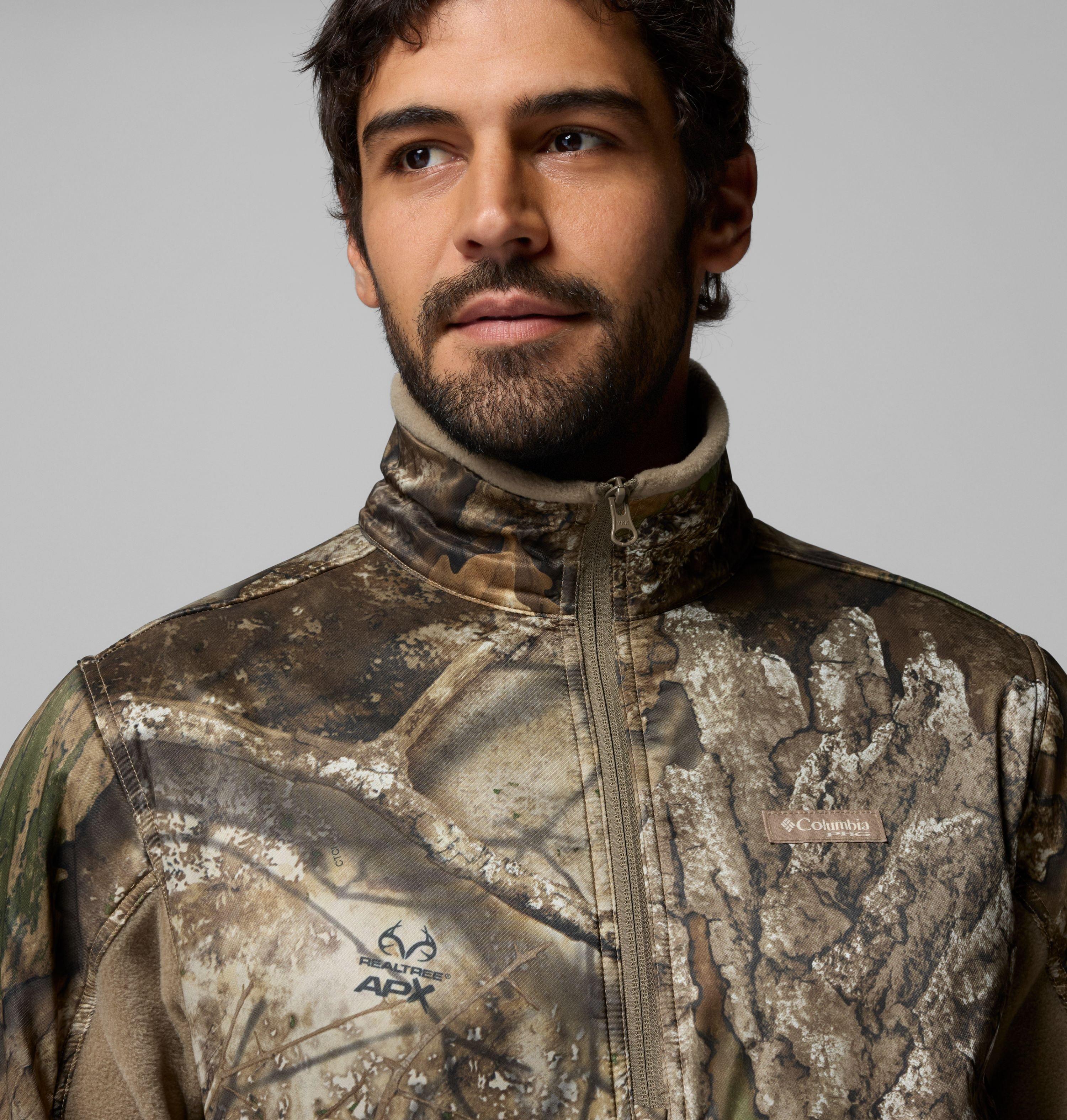 Men's PHG Fleece Overlay II Quarter Zip Fleece Pullover 5