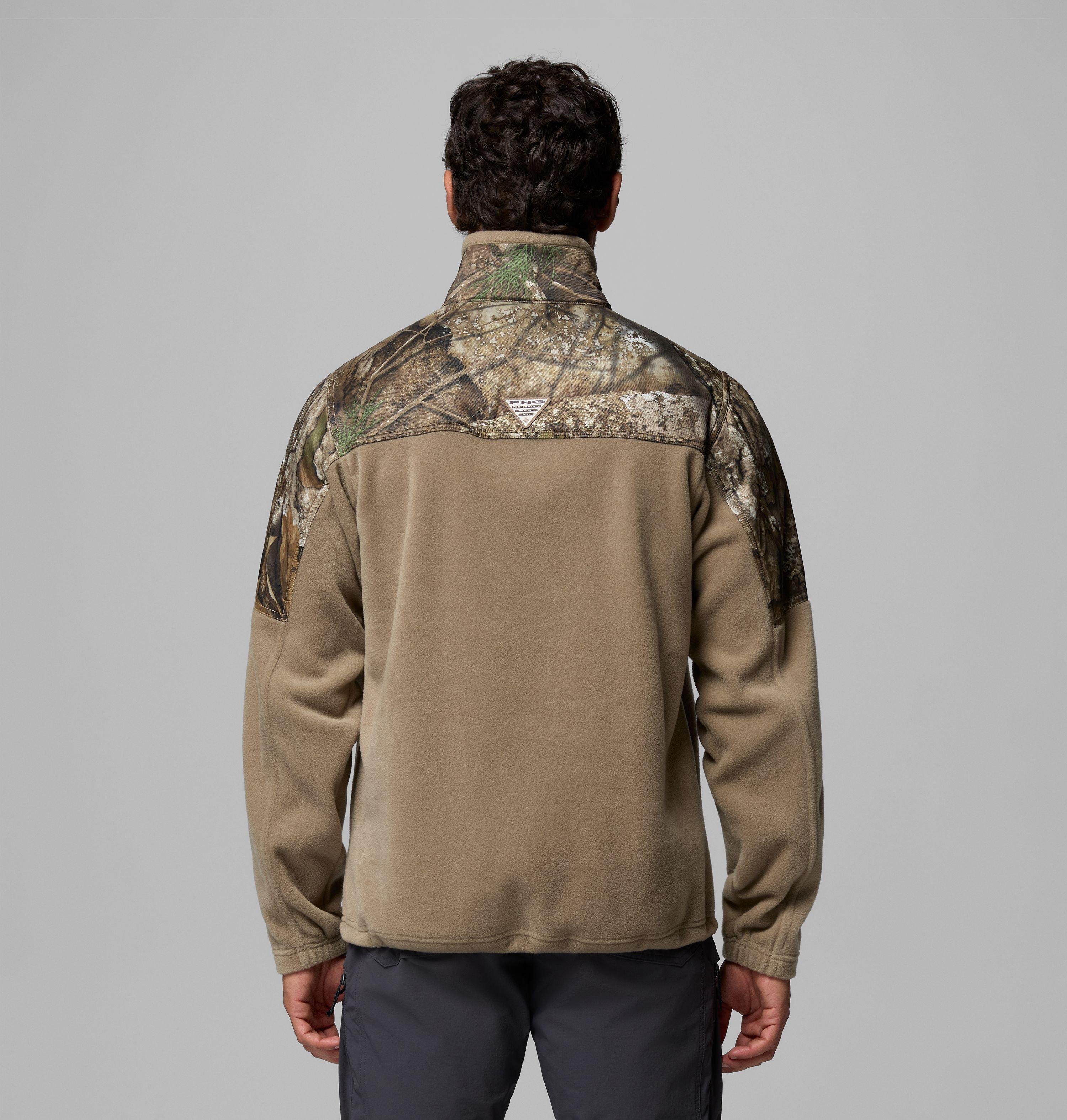 Men's PHG Fleece Overlay II Quarter Zip Fleece Pullover 3