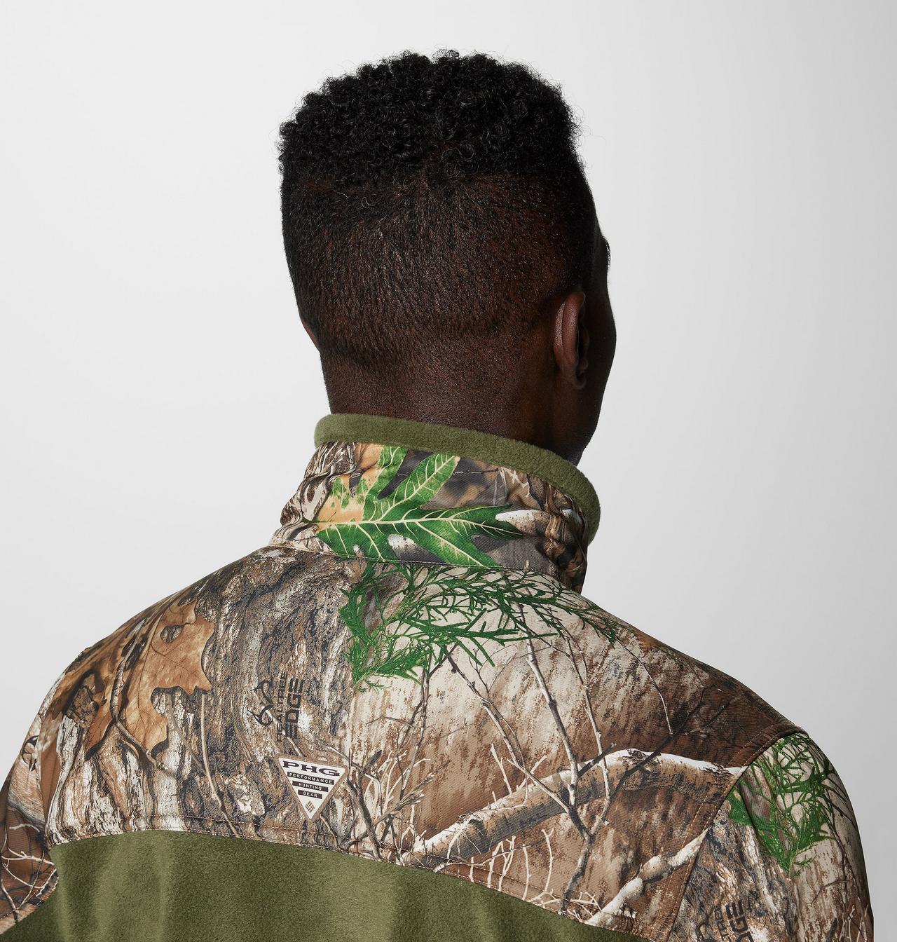 Men's PHG™ Fleece Overlay II Quarter Zip Fleece Pullover 6