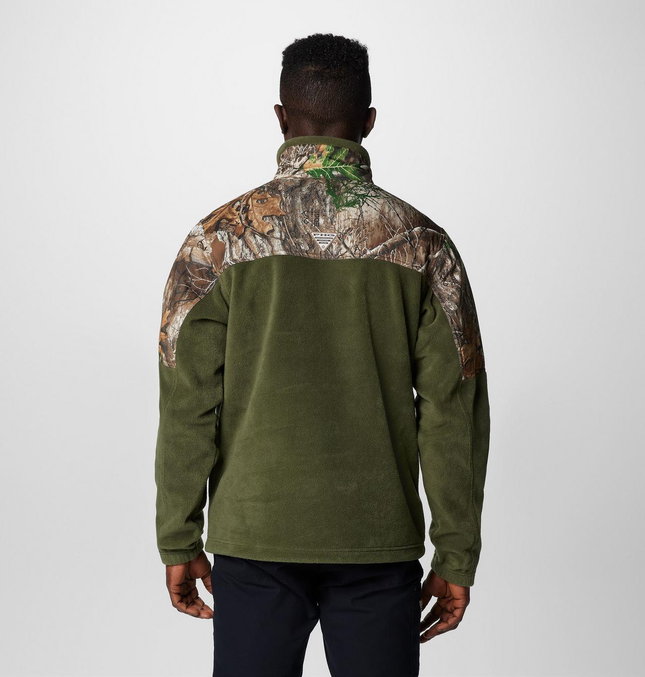 Men's PHG™ Fleece Overlay II Quarter Zip Fleece Pullover 2