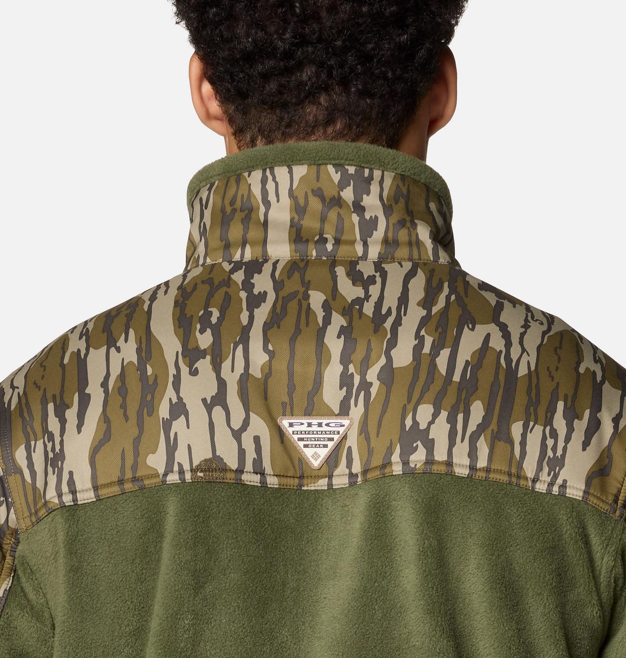 Men's PHG™ Fleece Overlay II Quarter Zip Fleece Pullover