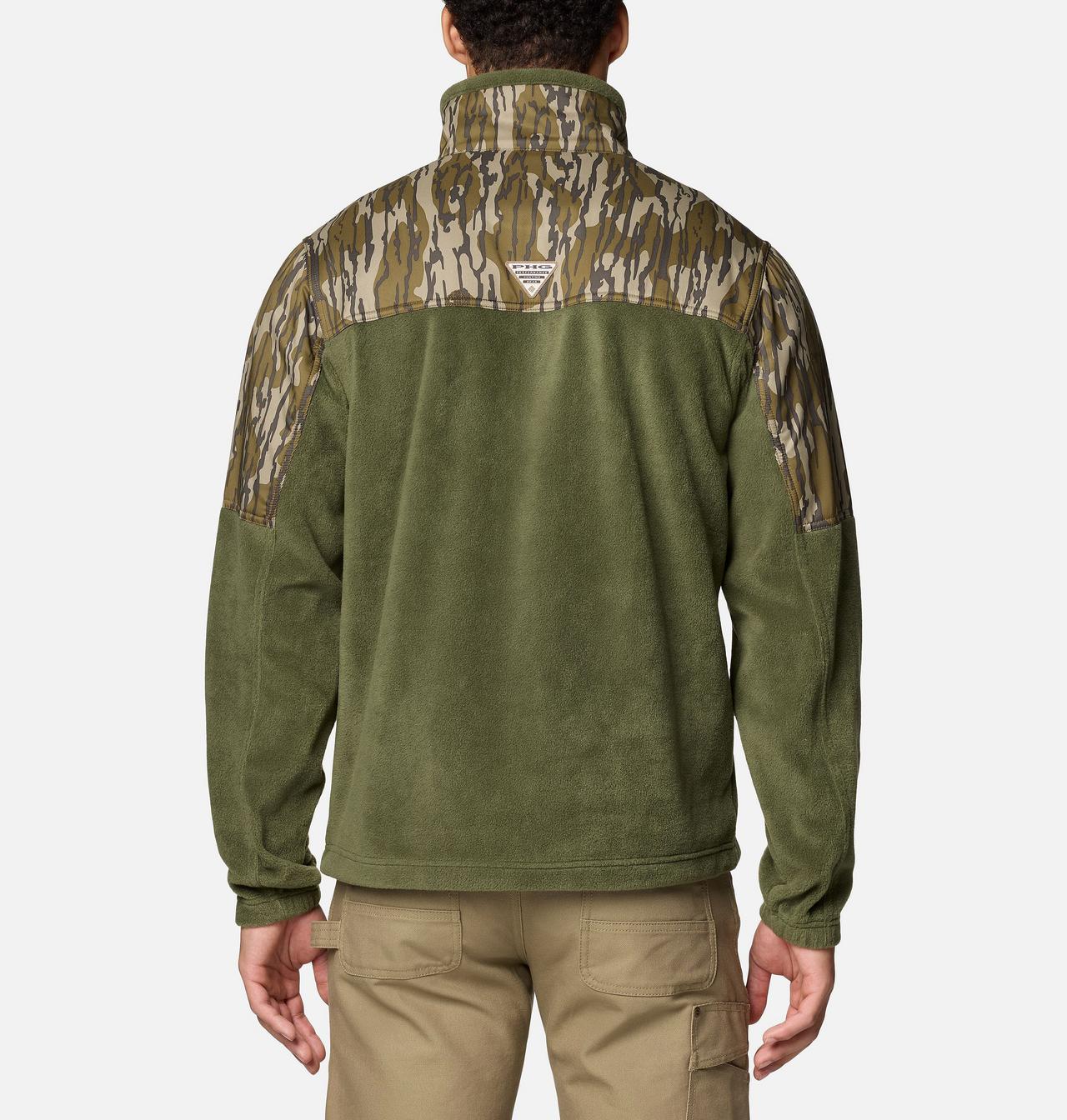 Men's PHG™ Fleece Overlay II Quarter Zip Fleece Pullover