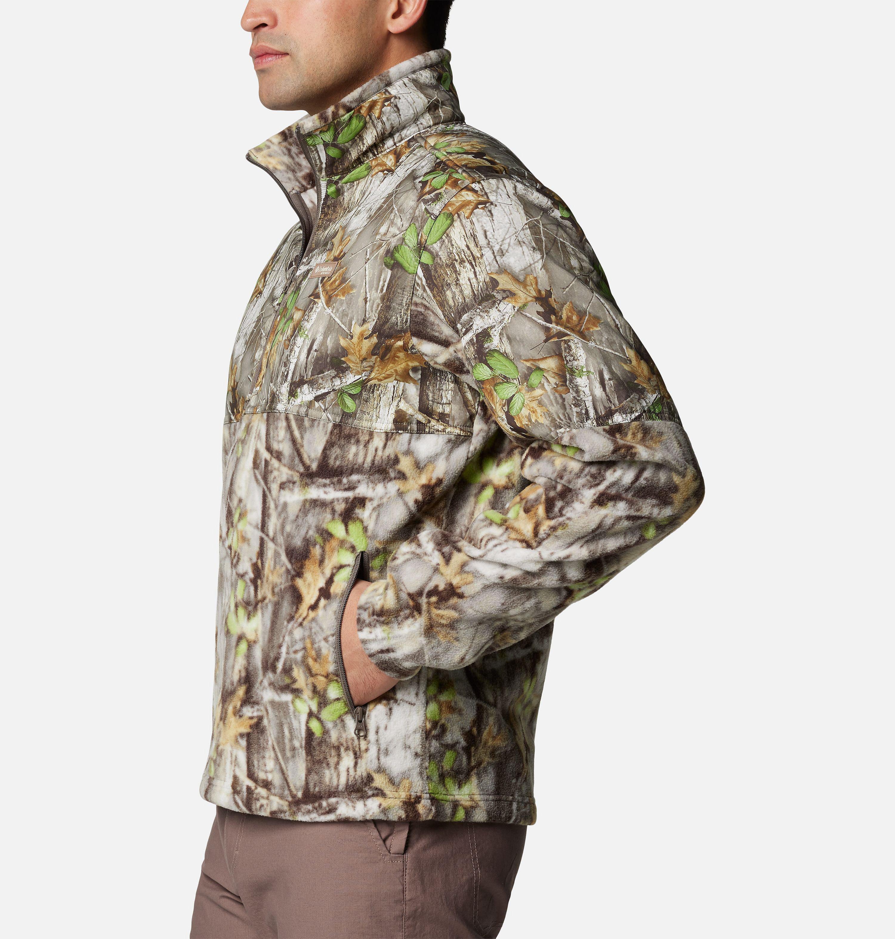 Men's PHG Fleece Overlay II Quarter Zip Fleece Pullover 3