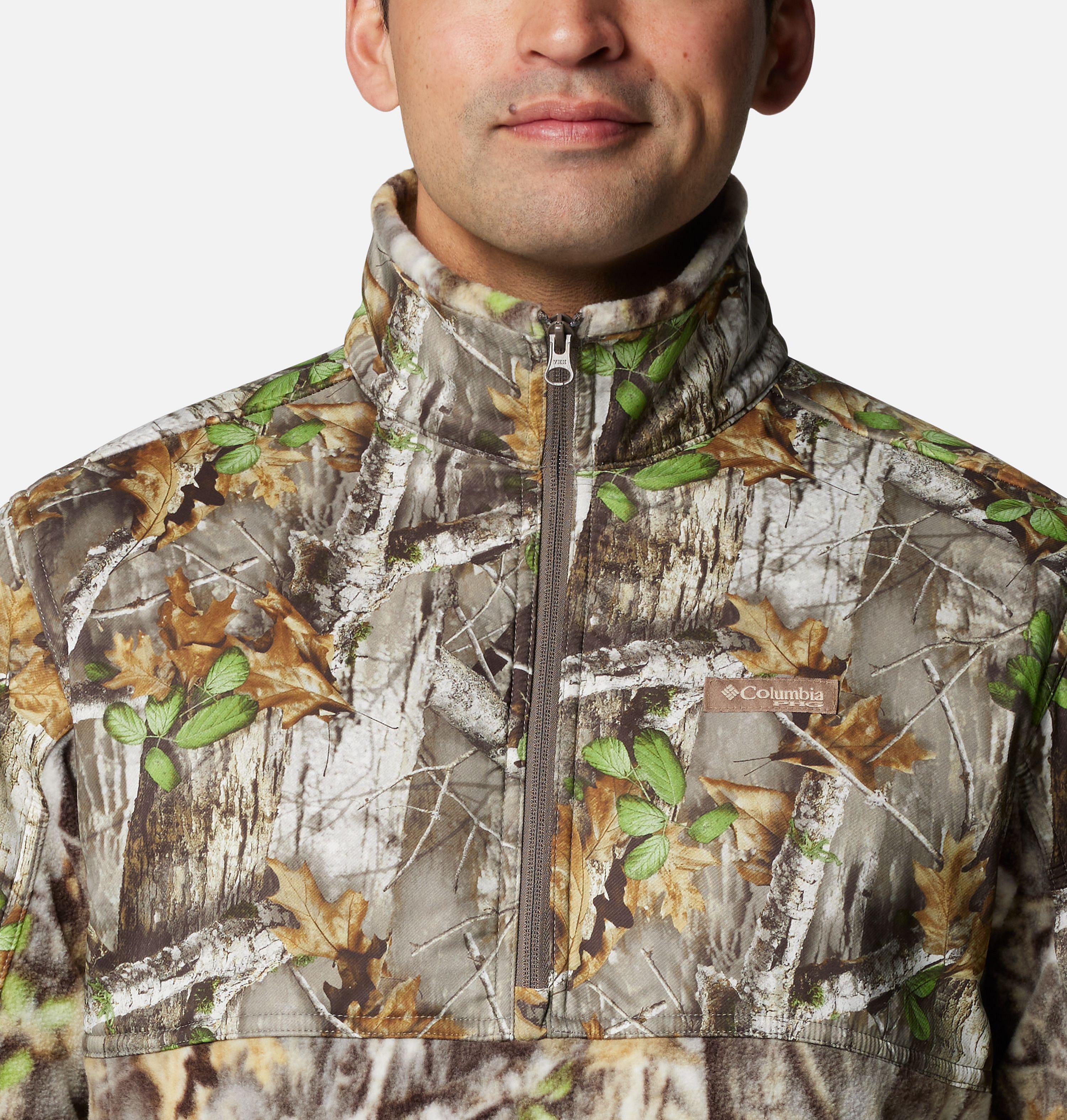 Men's PHG Fleece Overlay II Quarter Zip Fleece Pullover 4
