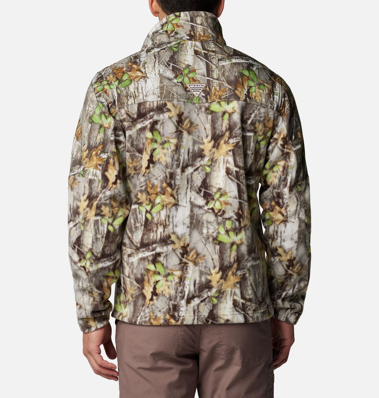 Men's PHG™ Fleece Overlay II Quarter Zip Fleece Pullover 2